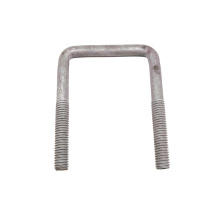 M20 M24 DIN3570 grade 5.8 steel hot dip galvanized square U bolt for power